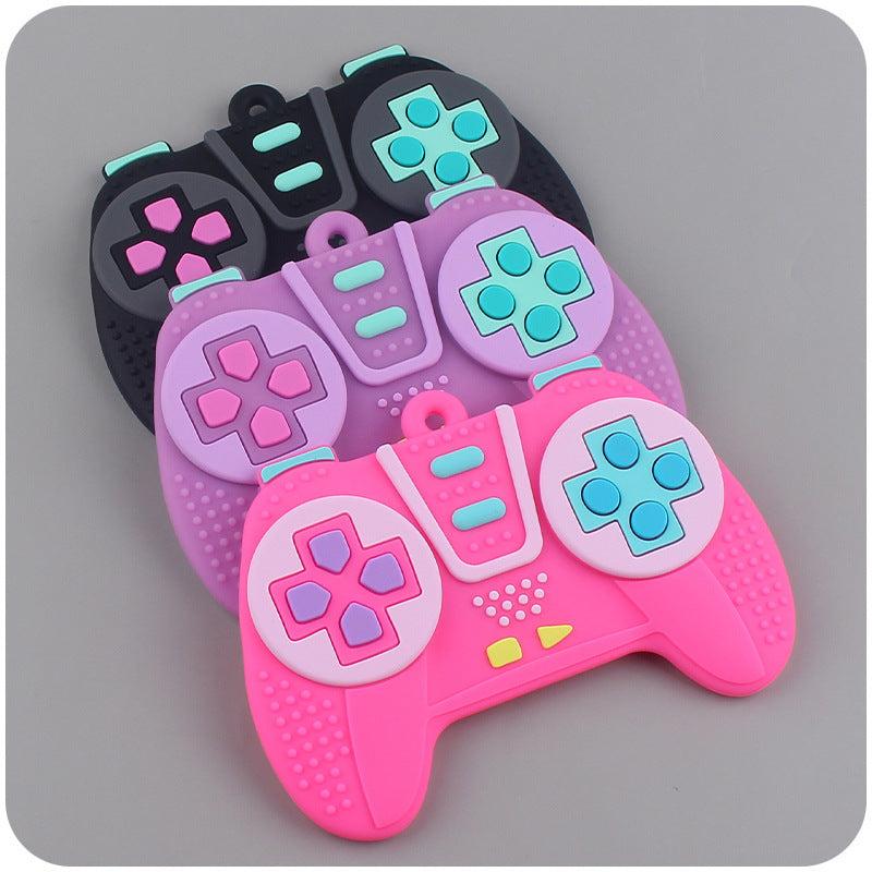 Baby Teething Toy Silicone Chew Controller Pad Shape Educational Sensory Gift