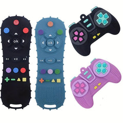 Baby Teething Toy Silicone Chew Controller Pad Shape Educational Sensory Gift
