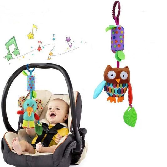 Cute Animal Shaped Wind Chime for Baby Stroller and Crib