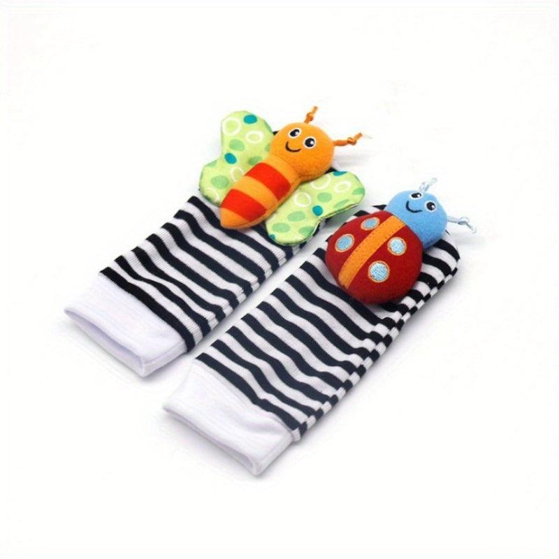 Infant Rattle Socks Toys 3-12 Months Boy Girl Learning Toy