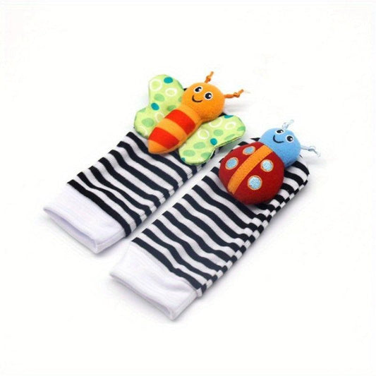 Infant Rattle Socks Toys 3-12 Months Boy Girl Learning Toy
