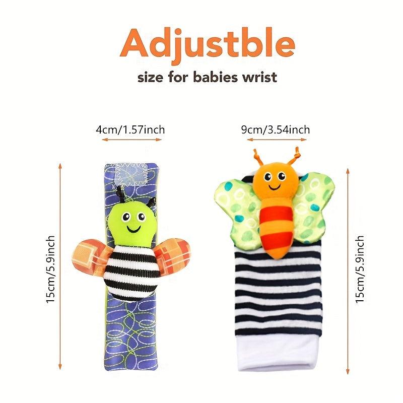 Infant Rattle Socks Toys 3-12 Months Boy Girl Learning Toy