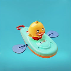 Yellow Duck Bath Toy with Water Spray Gun