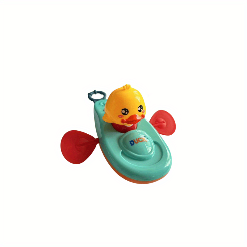 Yellow Duck Bath Toy with Water Spray Gun