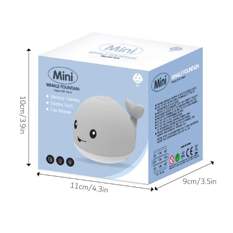 Baby Bath Toy RGB Colorful Lighting Changing Water Spray Touch Sensor Auto Spray