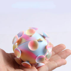 Colorful PVC Suction Cup Ball Creative Toy for Kids