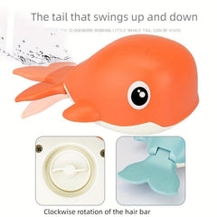Clockwork Small Whales Bathroom Water Toy