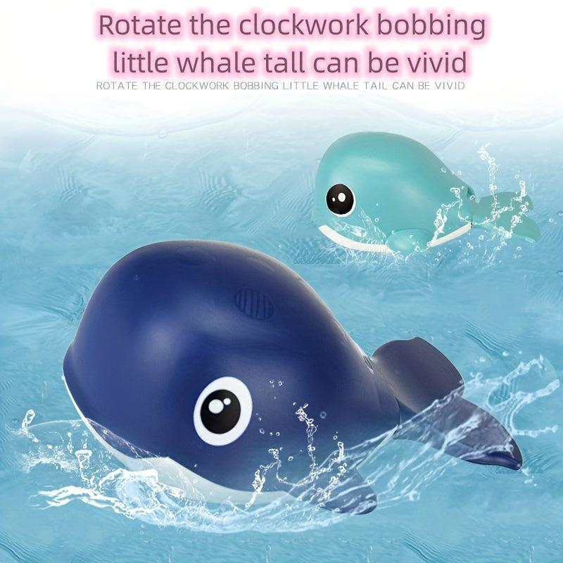 Clockwork Small Whales Bathroom Water Toy