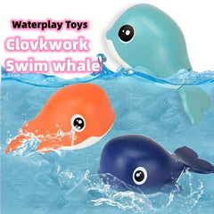 Clockwork Small Whales Bathroom Water Toy