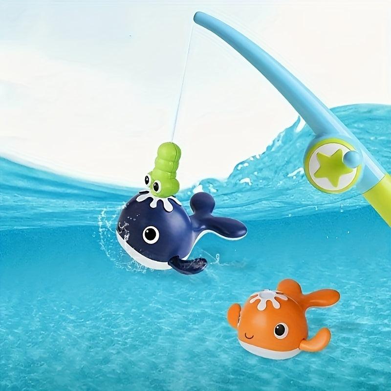 Kids Fishing Toys Set Magnetic Fishing Game Baby Bath Toys
