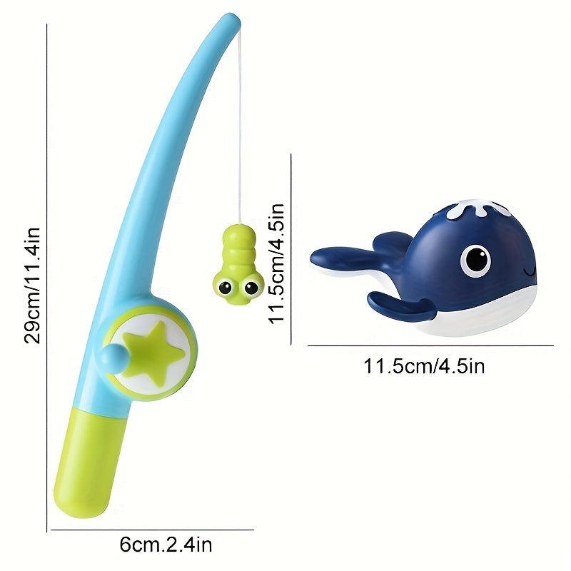 Kids Fishing Toys Set Magnetic Fishing Game Baby Bath Toys