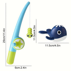 Kids Fishing Toys Set Magnetic Fishing Game Baby Bath Toys