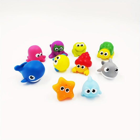 Water Absorbing Rubber Spray Toys for Bath Time
