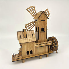 Wooden Puzzle Toy Model House Kit Educational Gift