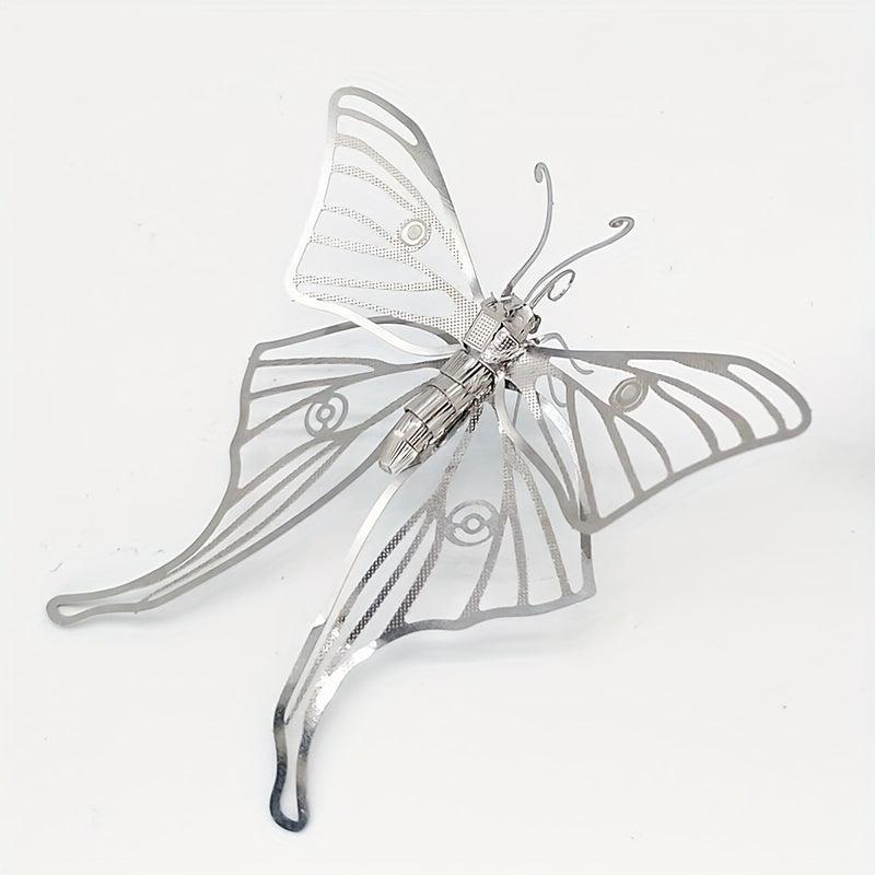 Metal 3D Puzzle Insect Series 2 Butterflies Board Assembly Gift