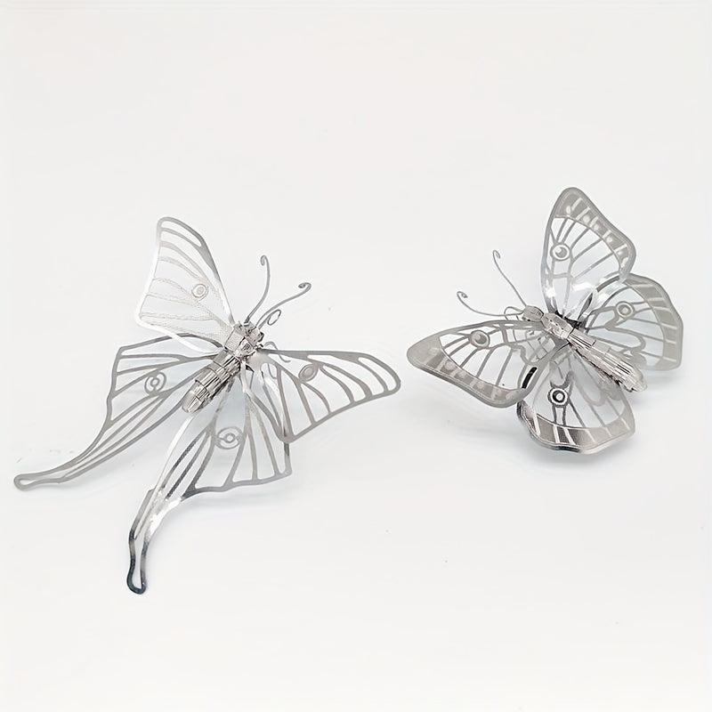 Metal 3D Puzzle Insect Series 2 Butterflies Board Assembly Gift