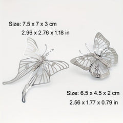 Metal 3D Puzzle Insect Series 2 Butterflies Board Assembly Gift