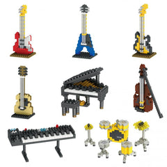 Music Maker Micro Building Blocks for Kids