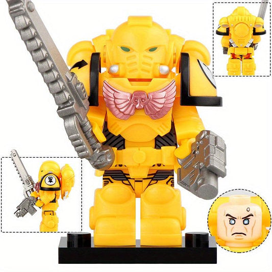 DIY Mini Star Warrior Robot with Block Figures Toys