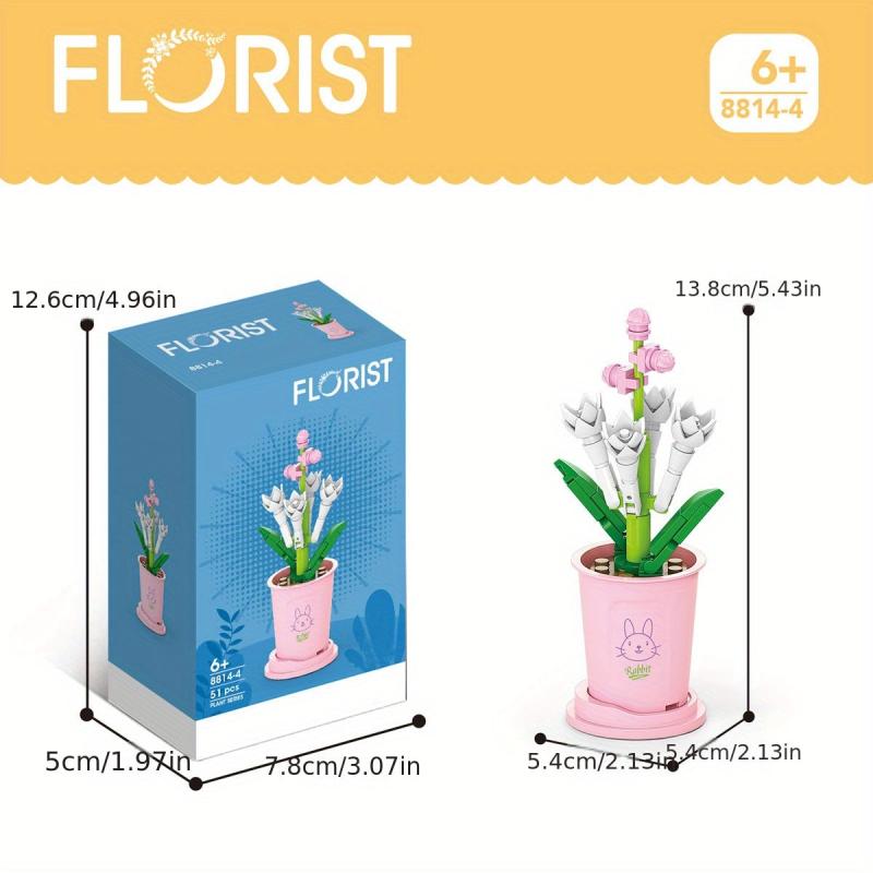 Succulent Plants Building Blocks Potted Flower Bouquets