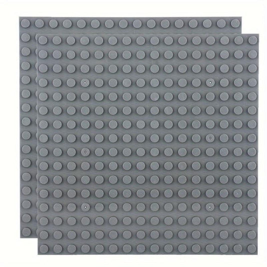 2pcs Small Double-sided Base Plate Building Blocks, 16x16 Dot