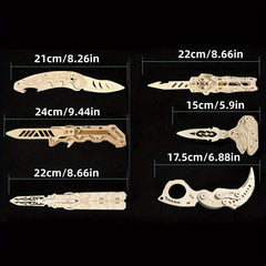 3D Wooden Puzzle Model DIY Educational Toy
