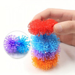 Variety Puffy Sticky Balls Double Hook Building Blocks Puzzle Toy