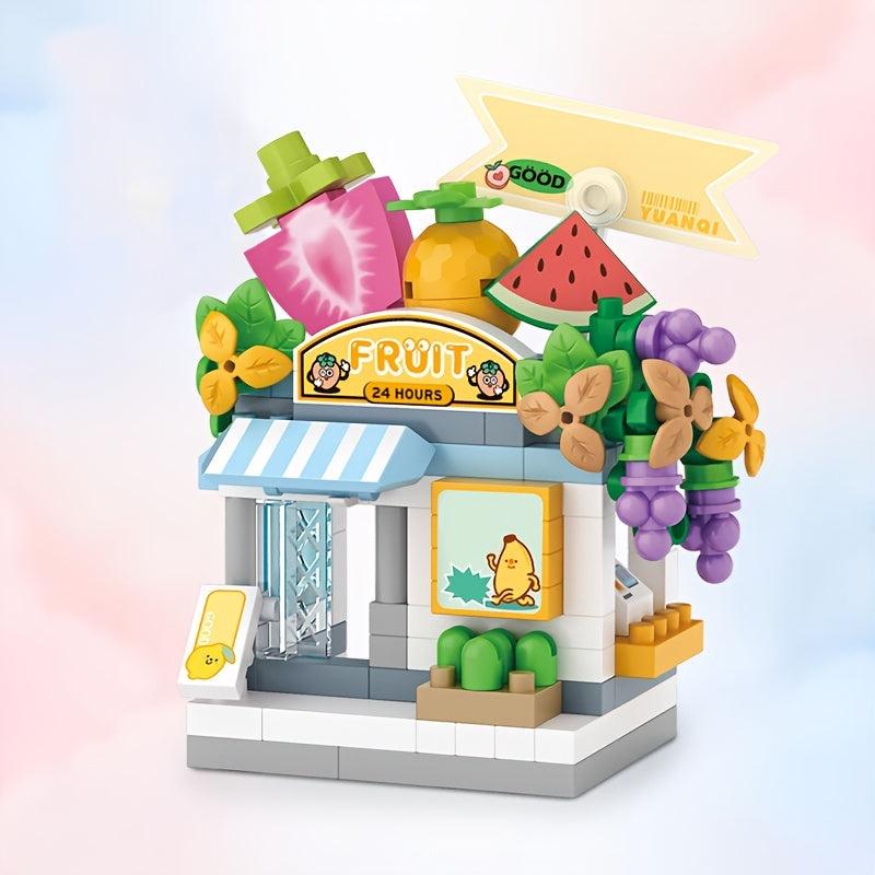 Pet Shop & Candy Shop Building Block Toy Set