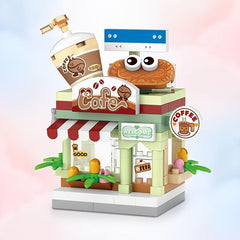 Pet Shop & Candy Shop Building Block Toy Set