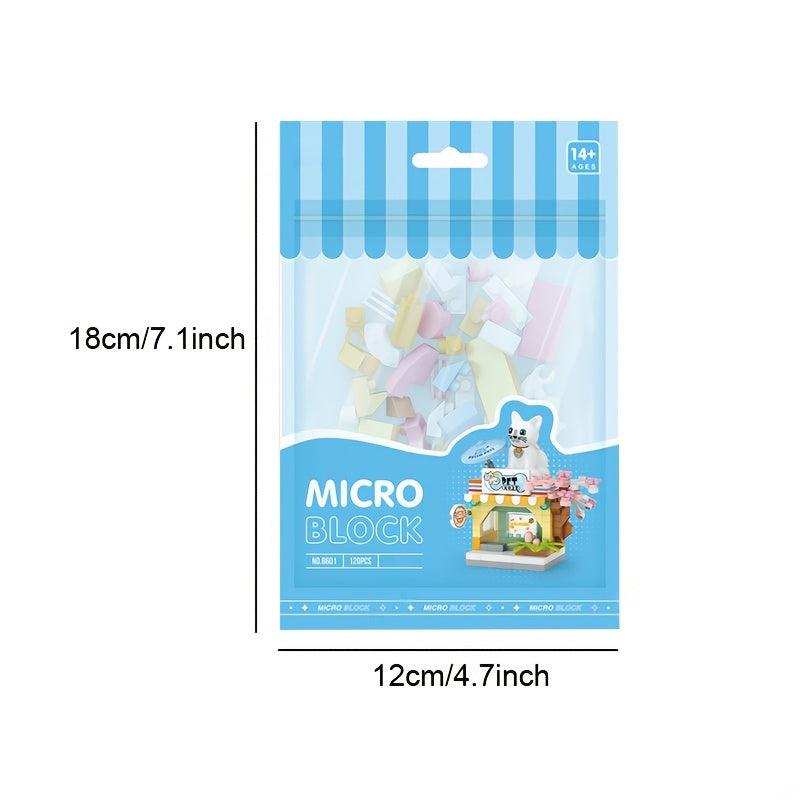 Pet Shop & Candy Shop Building Block Toy Set