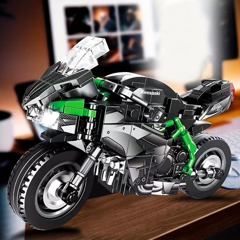 Motorcycle Building Blocks For Kids - Small Assembly Toys