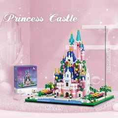 Pink Palace Princess Castle Building Blocks Set for Kids