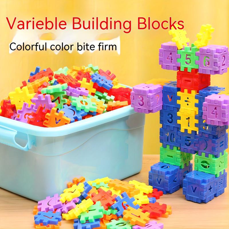 Digital Building Block Toy Puzzle House Kindergarten Early Education