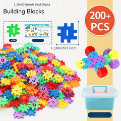 Digital Building Block Toy Puzzle House Kindergarten Early Education