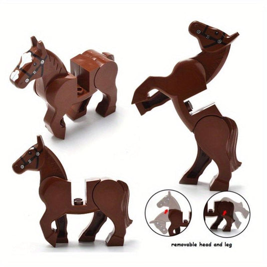 Horses Building Blocks Toys For Kids