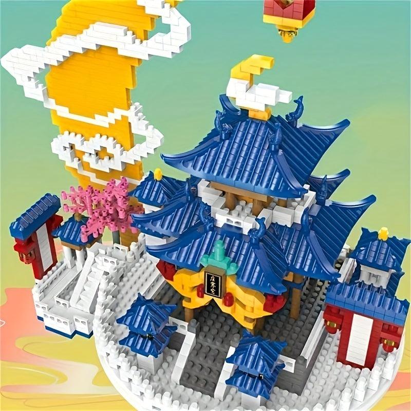 Cold Palace Building Blocks Small Construction Educational Toys