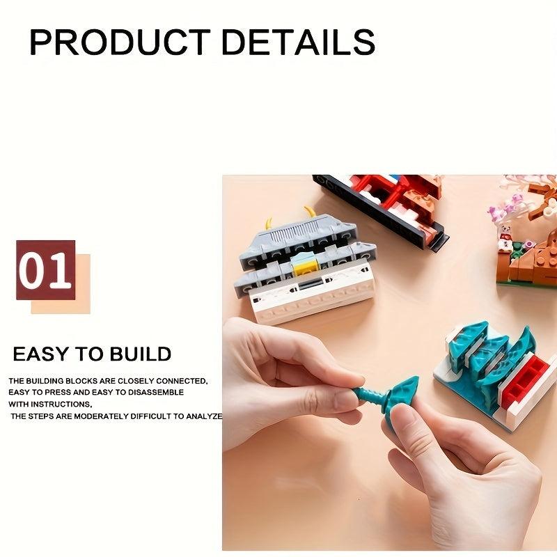 65pcs Building Block Refrigerator Magnet DIY Toys Set Construction Series