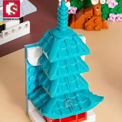 65pcs Building Block Refrigerator Magnet DIY Toys Set Construction Series