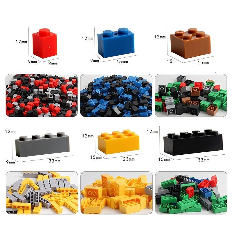 1000 Piece City Bricks Building Block Set for Kids