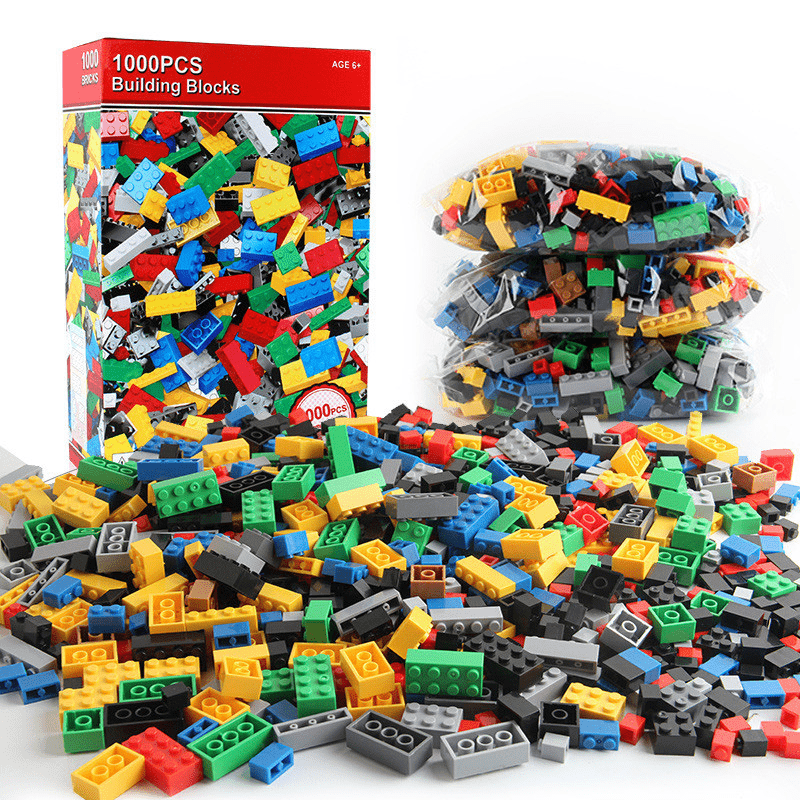 1000 Piece City Bricks Building Block Set for Kids