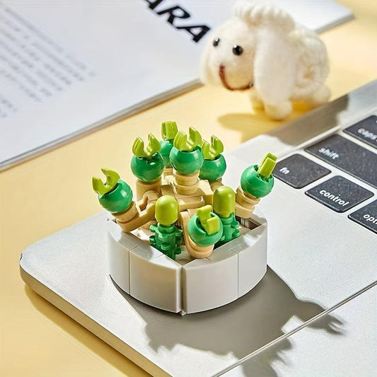 Kids DIY Succulent Potted Plant Building Blocks Kit