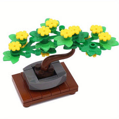 53pcs Bonsai Building Blocks Toy Fun Gift for Adults & Kids