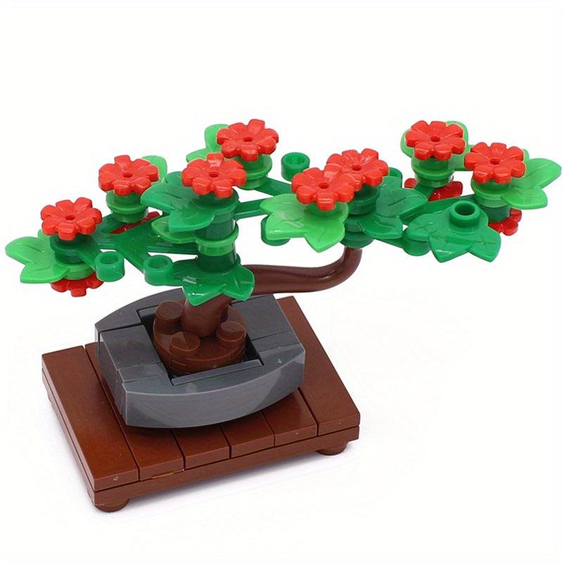 53pcs Bonsai Building Blocks Toy Fun Gift for Adults & Kids