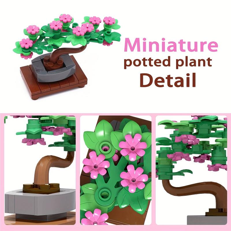 53pcs Bonsai Building Blocks Toy Fun Gift for Adults & Kids