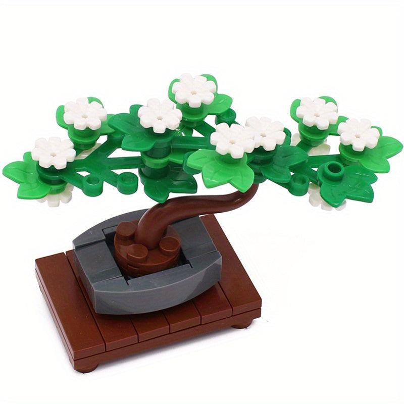 53pcs Bonsai Building Blocks Toy Fun Gift for Adults & Kids