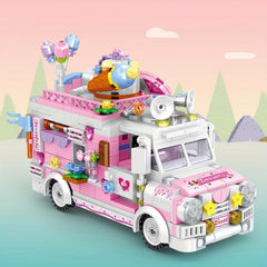 Food Truck Puzzle Building Bricks Set