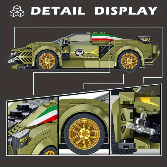 Build Your Own Racing Sports Car Creative Expert Bricks