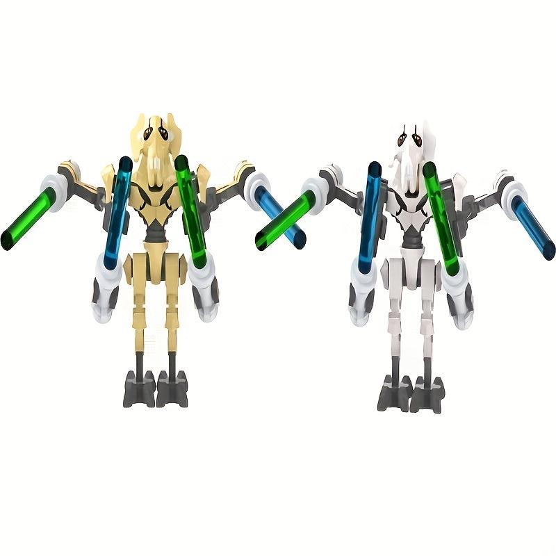Yellow Military Modeling Kit w/ 4 Combat Robots