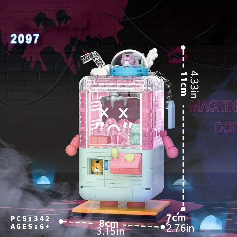 DIY Educational Block Toys Doll Machines Robot & Claw Machine Robot