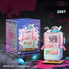 DIY Educational Block Toys Doll Machines Robot & Claw Machine Robot